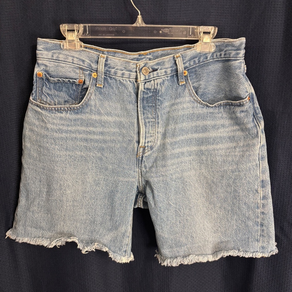 Levi's Classic Blue Cut Off Jean Shorts